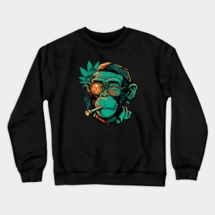 Professor Monkey Crewneck Sweatshirt